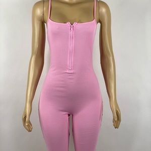 Thin Strap Romper (PINK)